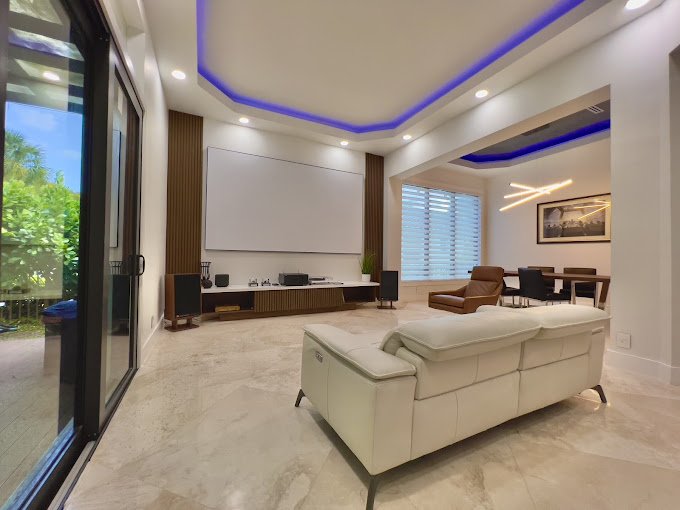 High-End Home Entertainment Space